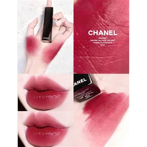 chanel 617 camelia grenat|Chanel Camelia Grenat (617) Rouge Allure Velvet Review.